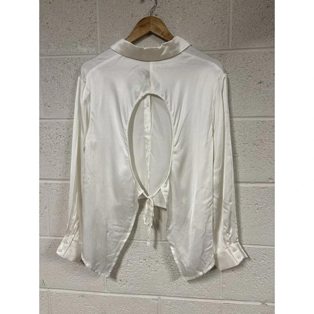NWT ASTR The Label White Blank Paige  Boutique Women's Size Small Retail $88